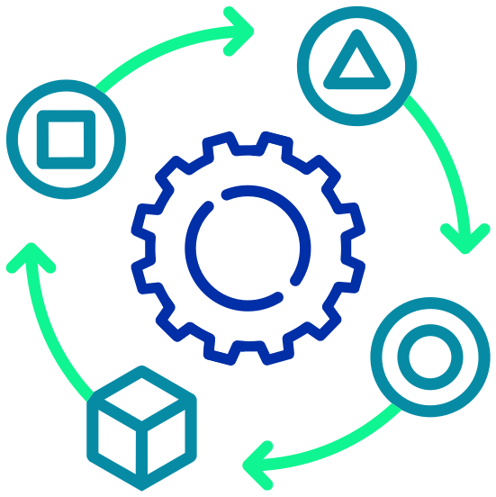 Ícone de controle adaptativo